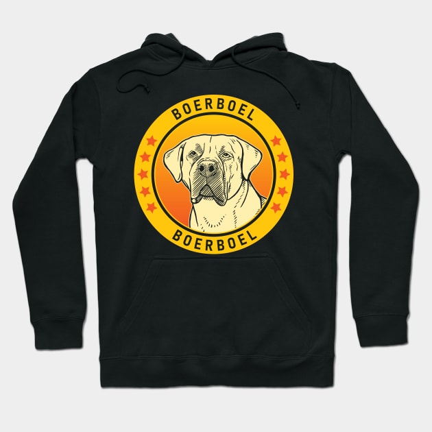 Boerboel Dog Portrait Hoodie by millersye